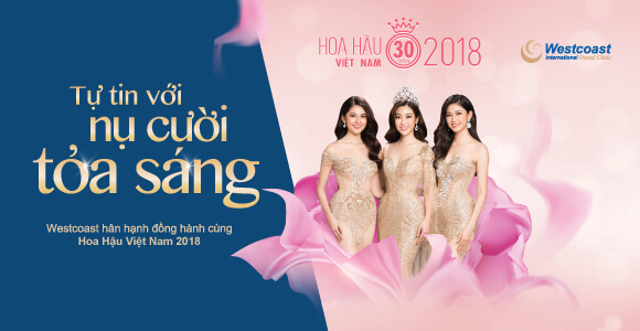 Westcoast tài trợ cho Hoa hậu Việt Nam 2018